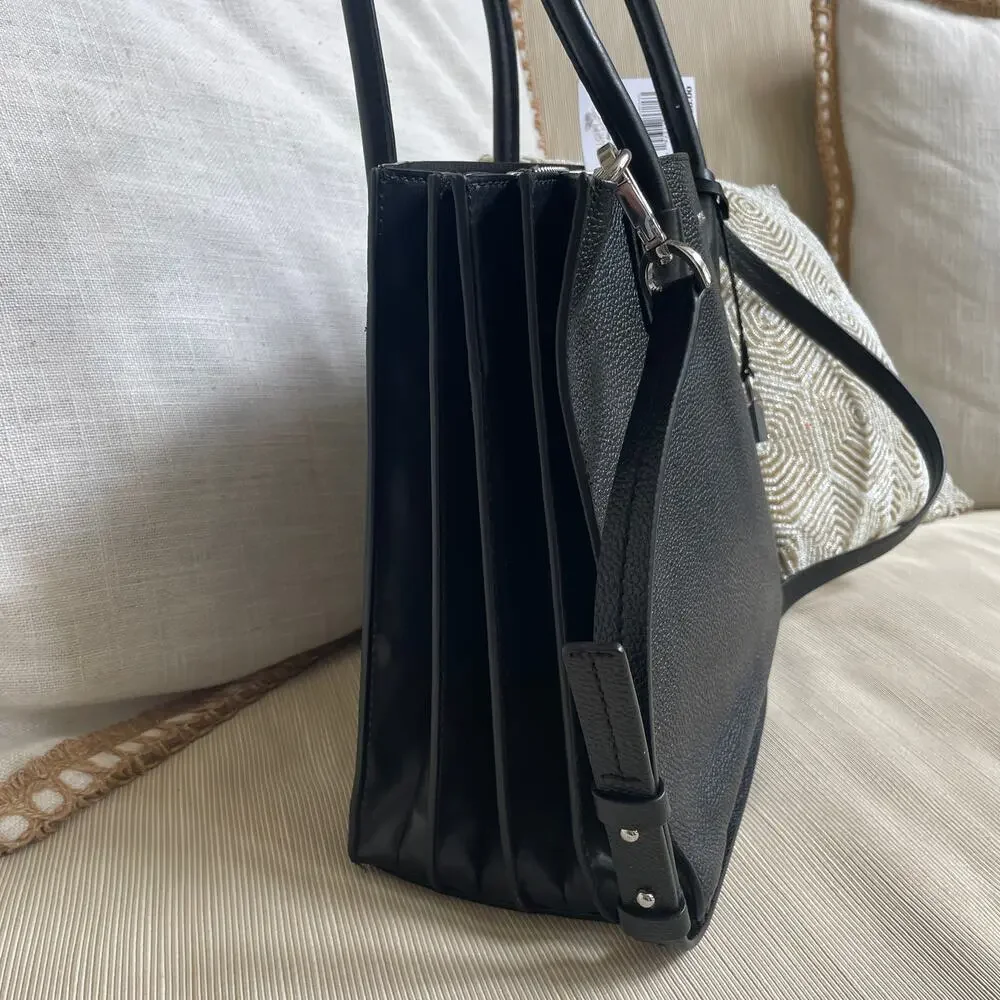 Michael Kors Mercer Large Accordion Convertible Tote | Leather NWT $328